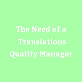 Translation Quality Manager